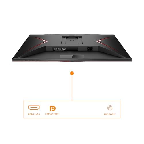 AOC Gaming 27G2ZNE - Monitor Full HD de 27 pulgadas, 240 Hz, MPRT de 1 ms, FreeSync Prem. 1920x1080, HDMI 1.4, DisplayPort 1.2 negro/rojo, 27 pulgada FHD , Soporte fijo