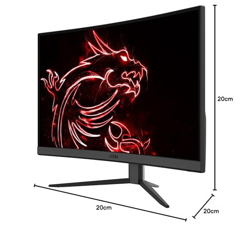 MSI G27CQ4 E2 - Monitor Gaming Curvo 27", WQHD, 170 Hz (2560x1440, VA, Curvatura 1500R, 16:9, 1 ms, AMD Freesync Premium, Frameless, HDR Ready, Compatible con consolas FHD a 120Hz)