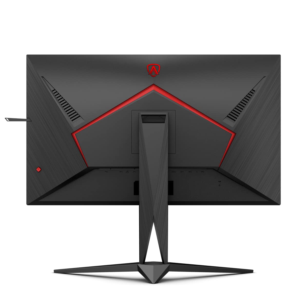 AOC AGON AG275QXN - Monitor QHD de 27 gaming, 165 Hz, 1 ms, HDR400, FreeSync Premium (2560 x 1440, HDMI, DisplayPort, USB Hub), Negro/Rojo
