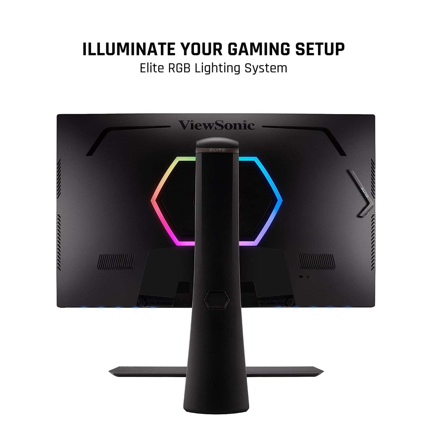 ViewSonic Elite XG270 Monitor Gaming 27" Full HD, Panel IPS, 1 ms, 240 Hz, FreeSync, iluminación RGB, Altura Ajustable, Negro