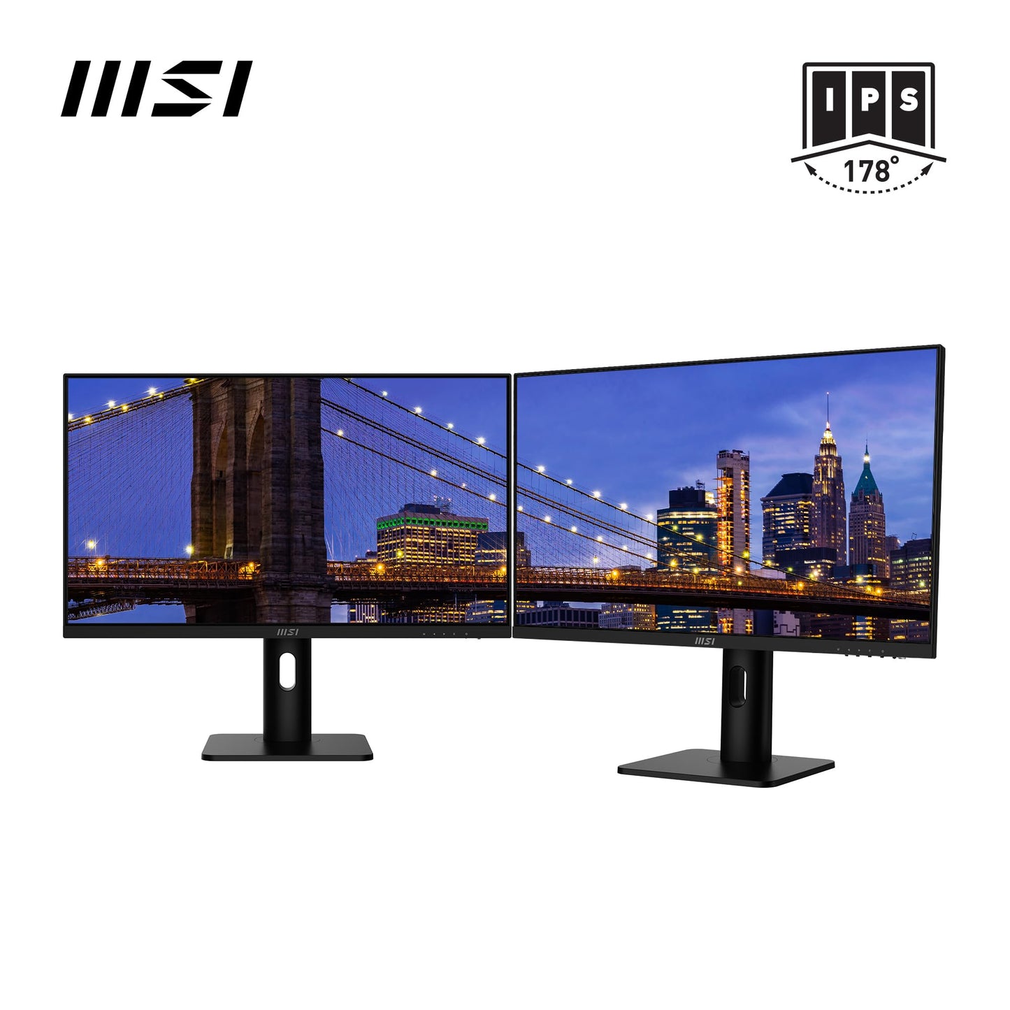 MSI PRO MP273AP Monitor de Oficina 27” Full HD - Panel IPS 1920 x1080, 100 Hz,Confort Ocular, Montaje VESA, Altavoces Integrados, Soporte Display Kit, Regulable 4 Direcciones