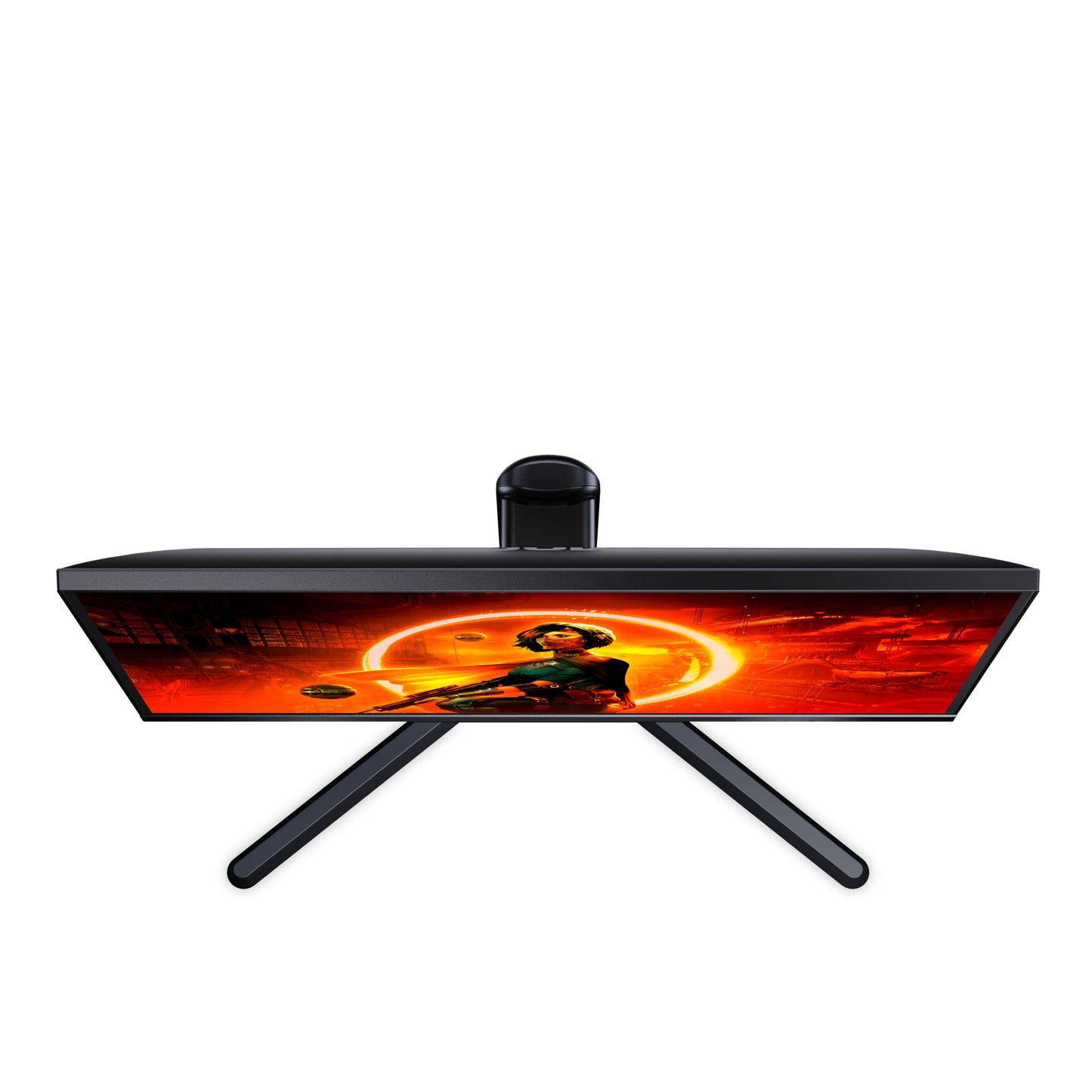 AOC Gaming 25G3ZM/BK - Monitor FHD de 25", 240 Hz, 0.5 ms MPRT, Plano, FreeSync Premium, Ajustable (VA, 1920x1080, HDMI 2.0 x 2, DisplayPort 1.2 x 1, Headphone out (3.5mm)) negro/rojo