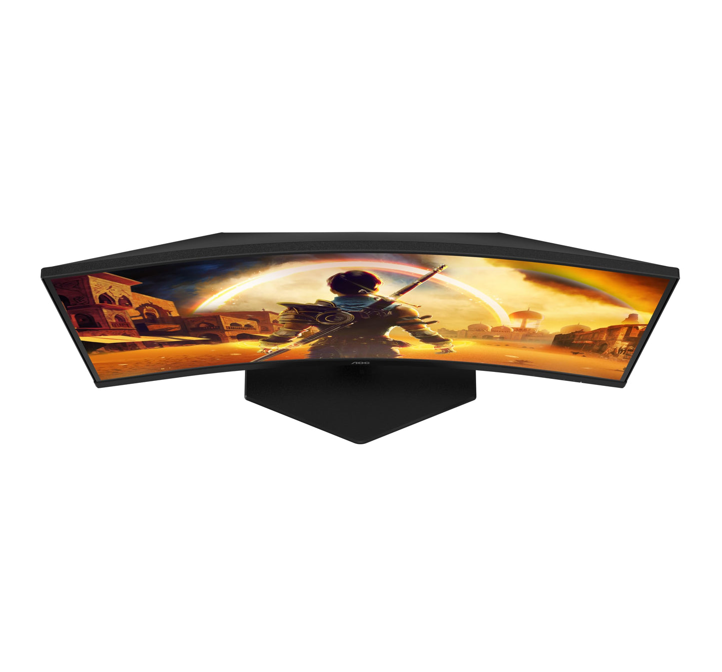 AOC C27G42E Monitor Gaming 27" FHD Curvo, 180 Hz, VA, 1 ms GtG, HDR10, Freesync Prem., Blue Light, Altavoces (1920x1080, 2X HDMI 2.0, 1x DisplayPort 1.4) Negro