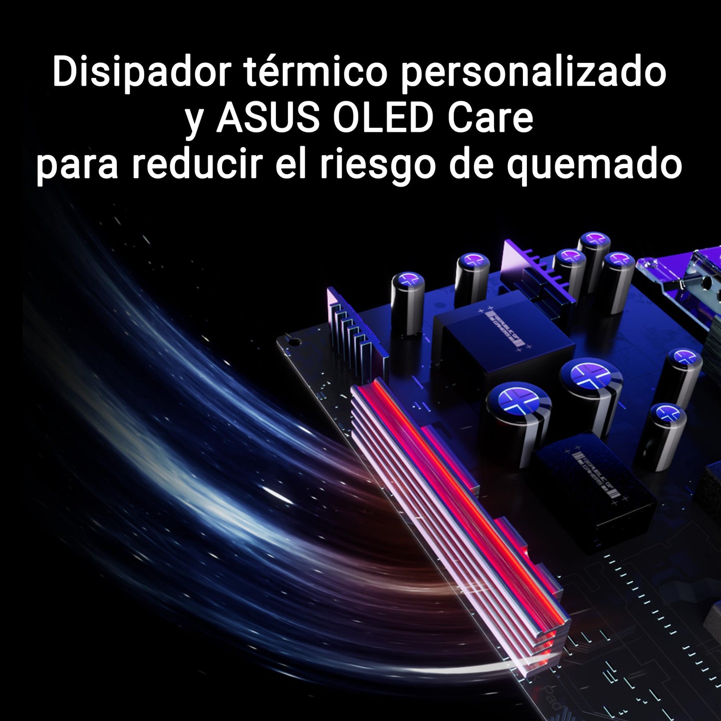 ASUS ROG Strix OLED XG27AQDMG - Monitor Gaming WOLED 27 Pulgadas 1440P, 240 Hz, 0,03 ms, disipador Personalizado, Antiparpadeo, Care, Brillo Uniforme, G-Sync, DisplayWidget Center