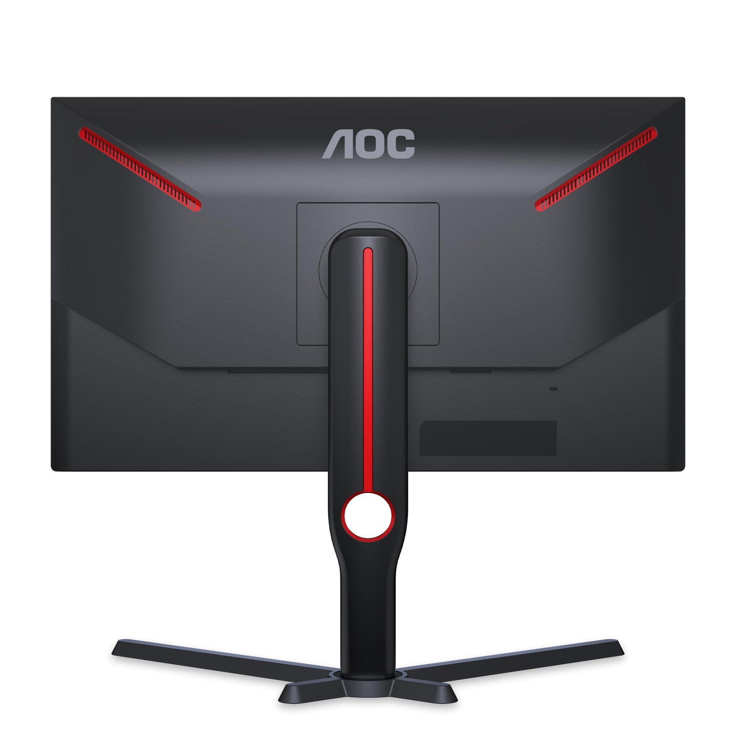 AOC Gaming 25G3ZM/BK - Monitor FHD de 25", 240 Hz, 0.5 ms MPRT, Plano, FreeSync Premium, Ajustable (VA, 1920x1080, HDMI 2.0 x 2, DisplayPort 1.2 x 1, Headphone out (3.5mm)) negro/rojo